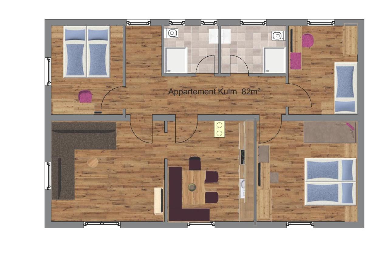 Appartements Kolb เทาพลิทซ์ ภายนอก รูปภาพ